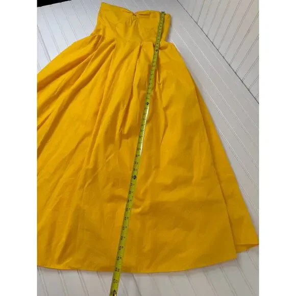 NWT Revolve SWF Balconette Midi Dress in Spanish Sun Tube Strapless Smocked Sz L - Picture 7 of 13